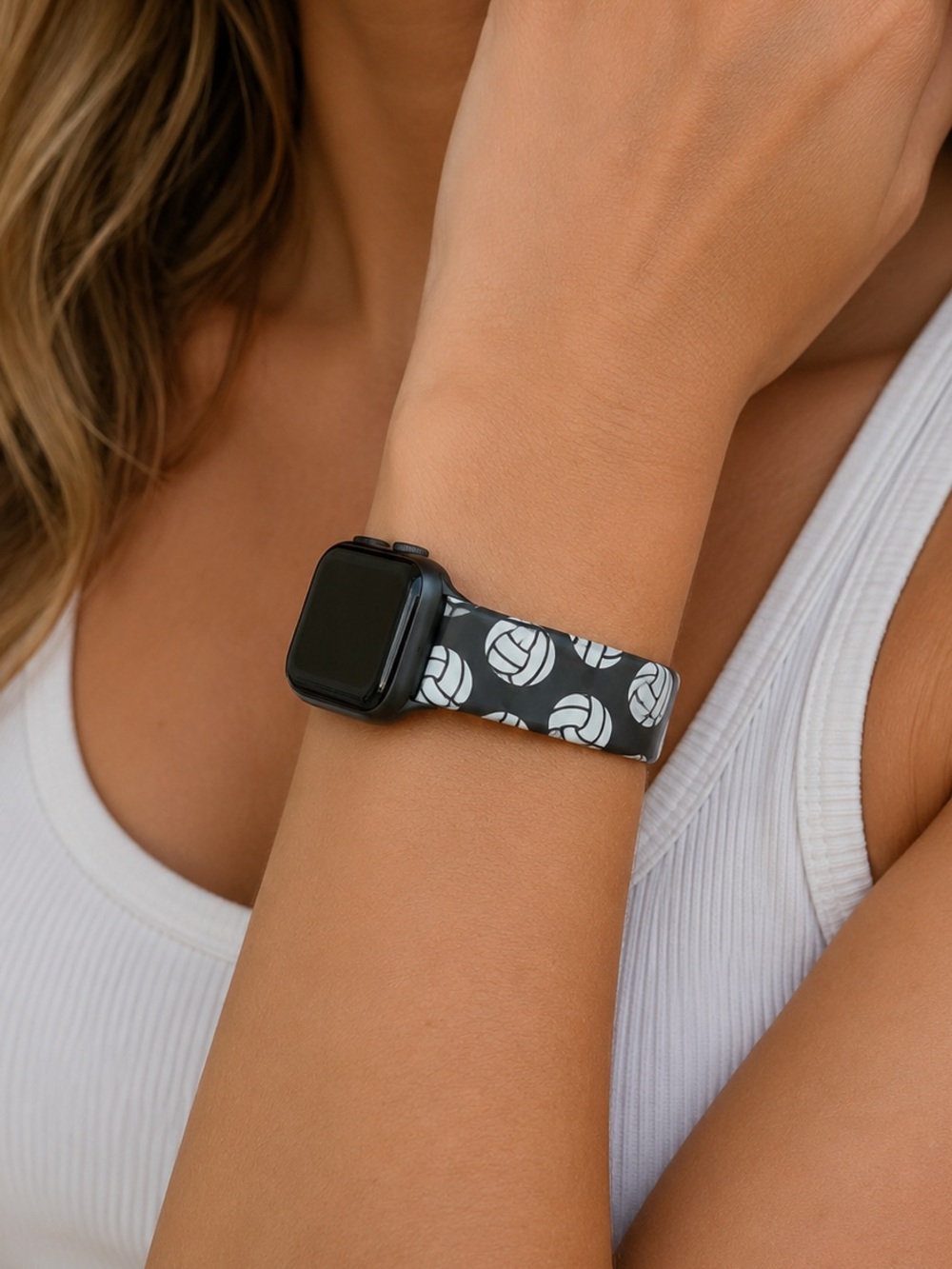 Victory Sports Graphics Volleyball Apple Watch Band 42/44/45mm S/M NIP